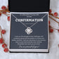 Celebrate the Confirmation with a Meaningful Gift, Confirmation Necklace Gift, Baptism Gift, Confirmation Necklace, Christian Necklace Gift, First Communion Gift, Goddaughter Gif SNJW23-280202