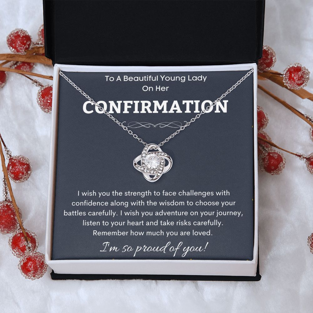 Celebrate the Confirmation with a Meaningful Gift, Confirmation Necklace Gift, Baptism Gift, Confirmation Necklace, Christian Necklace Gift, First Communion Gift, Goddaughter Gif SNJW23-280202