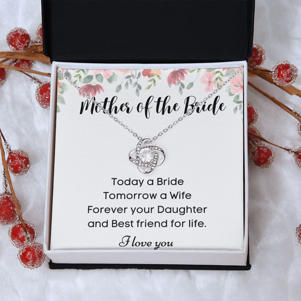 Mother of the Bride Necklace - A Sentimental Gift for a Special Day - A Thoughtful Gift with a Personal Touch