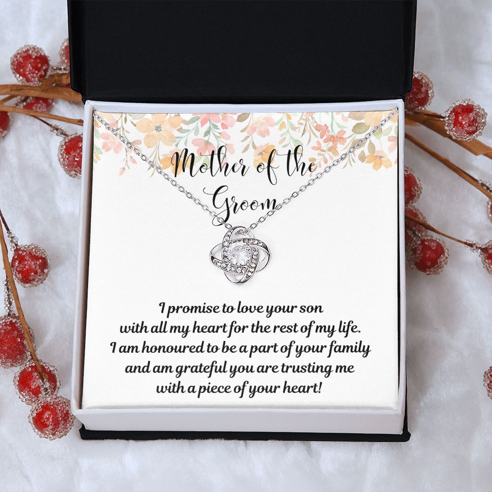 A Beautiful and Unique Gift for the Mother of the Groom - Adjustable Necklace - A Beautiful Necklace to Wear and Cherish