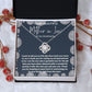 Personalized Message Card and Daughter-in-Law Necklace: A Heartwarming Christmas Gift for Mother-in-Law
