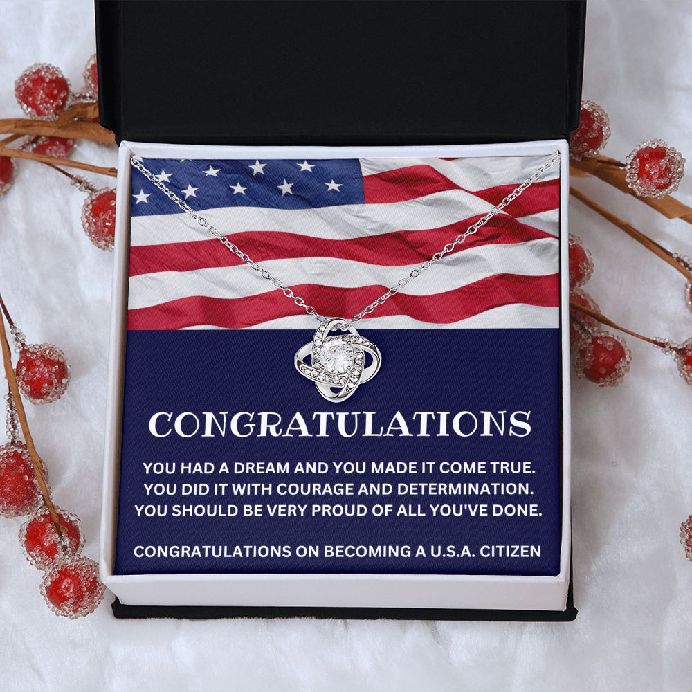 Make a Fashion Statement with Our Elegant US Citizenship Gifts - Meaningful for Women and Men