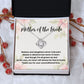 Mother of the Bride Necklace - A Beautiful Way to Express Your Gratitude - A Necklace with a Heartfelt Message Card