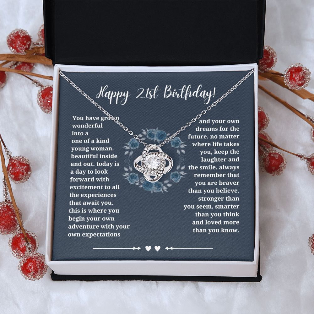 Celebrate Her Milestone: 21st Birthday Gifts That Will Make Her Day, 21st Birthday Gifts For Her, 21st Birthday Present for Daughter, Granddaughter gift SNJW23-050301