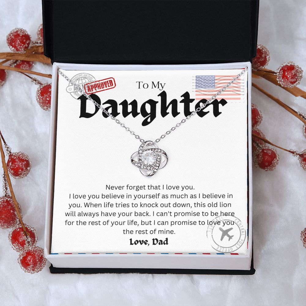 Father Daughter Necklace - My Little Princess" Necklace - A Sentimental Gift for Your Daughter