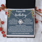 Girls' 13th Birthday Necklace with Custom Name and Message Card - Thoughtful Gift Idea