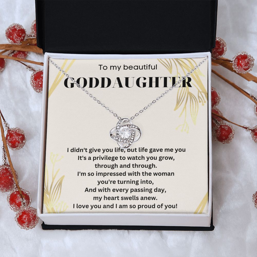 Heartwarming Goddaughter Gift from Godmother - Elegant Necklace for Your Precious God Daughter