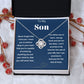 Heartwarming Gifts for Mom from Son – Thoughtful Necklace with Personalized Message Card