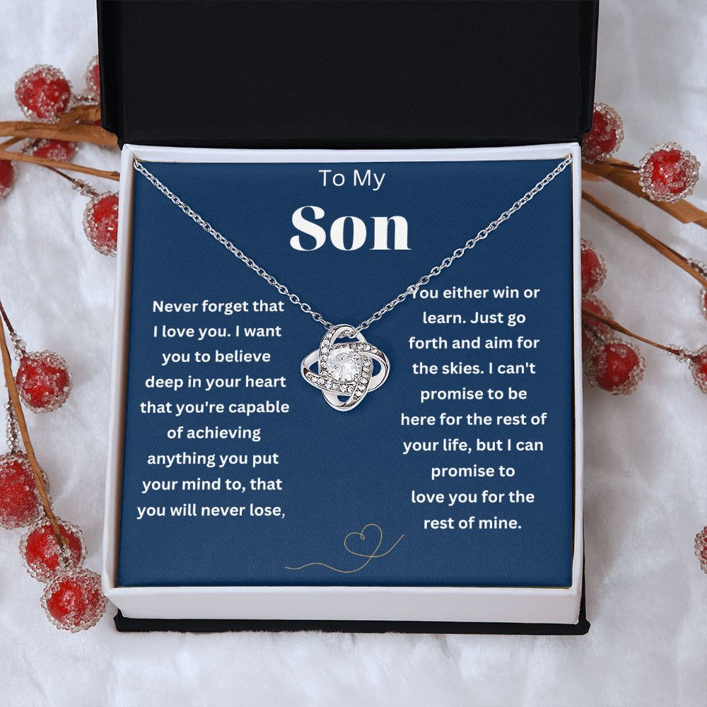 Heartwarming Gifts for Mom from Son – Thoughtful Necklace with Personalized Message Card
