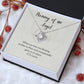 A Reminder of the Love That Remains:  Miscarriage Necklace for Mothers - A Beautiful and Healing Gift Idea, Child Loss, Miscarriage, Love Knot Necklace SNJW23-230206