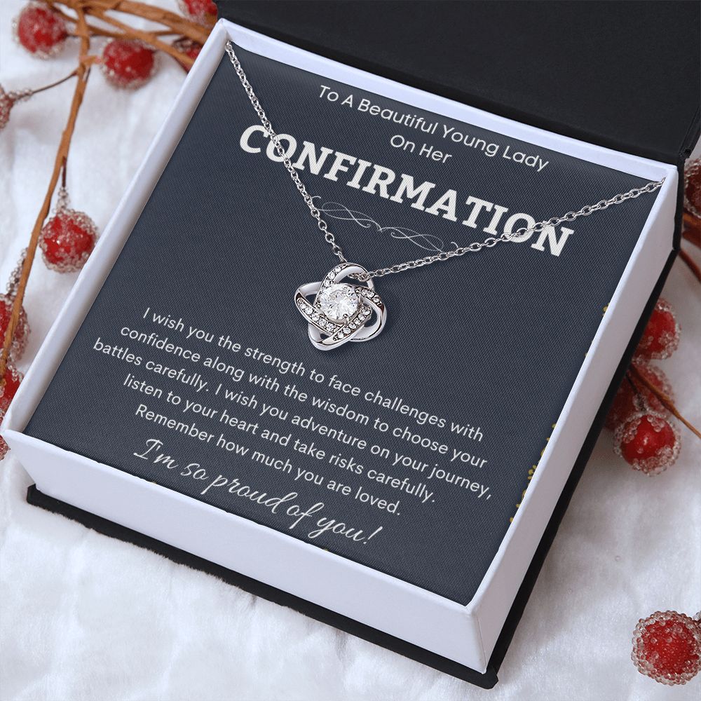 Celebrate the Confirmation with a Meaningful Gift, Confirmation Necklace Gift, Baptism Gift, Confirmation Necklace, Christian Necklace Gift, First Communion Gift, Goddaughter Gif SNJW23-280202