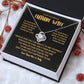 To My Beautiful Future Wife Necklace - A Heartfelt Gift That Will Make Her Heart Melt | Unique Message Card Included