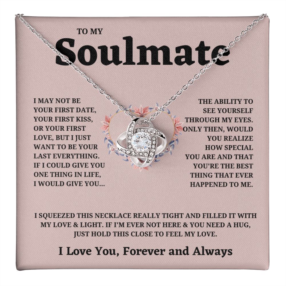 Soulmate Jewelry: Celebrate Your Eternal Love with a Beautiful Necklace, Soulmate Gift, Love Necklace Gifts Hers, Gift For Love Of My Life SNJW23-270212