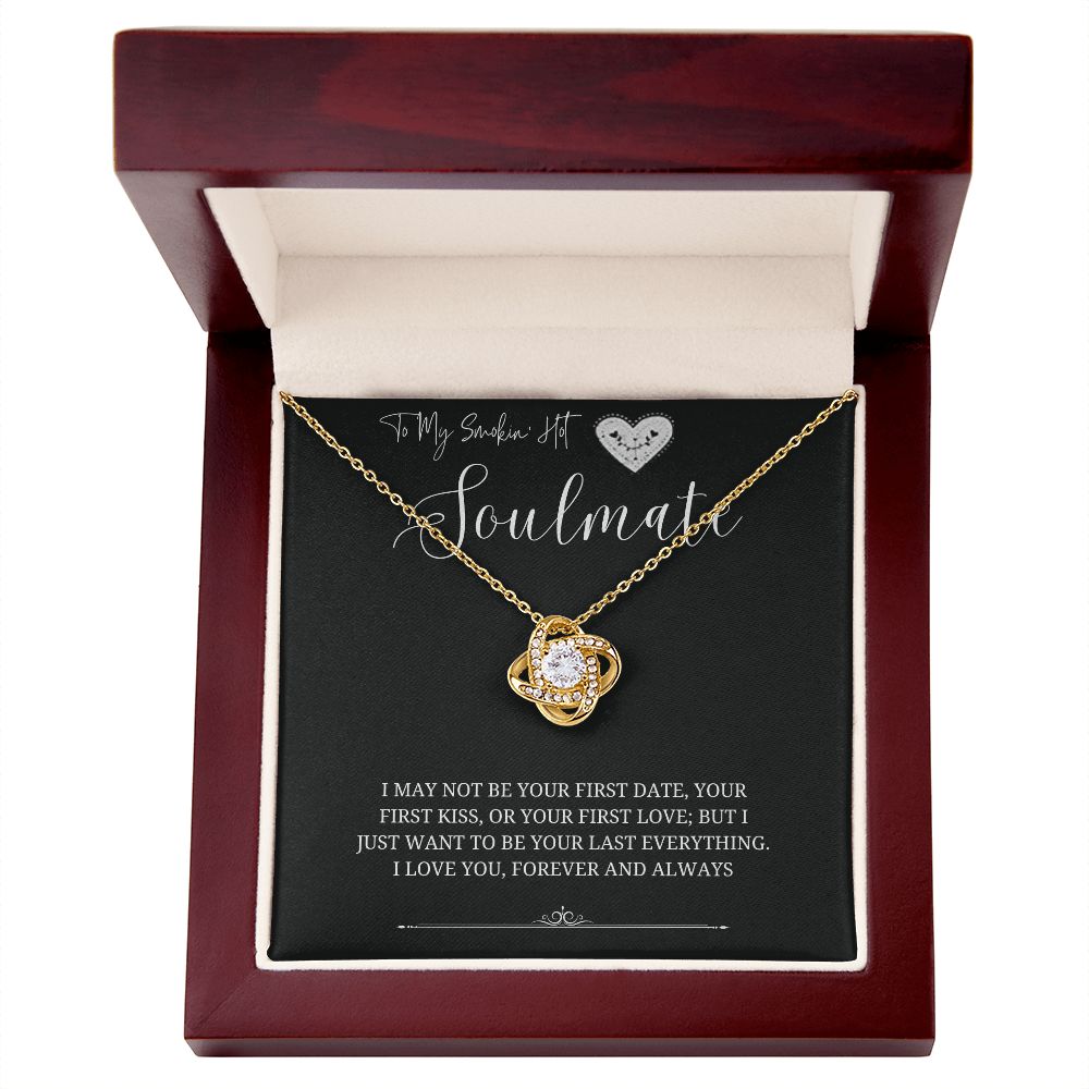 Soulmate Jewelry: A Beautiful Way to Celebrate Your Love Story, Soulmate Gift, Love Knot Necklace Gifts Hers, Gift For Love Of My Life SNJW23-270203