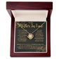 Heartfelt Christmas Gift for Mother-in-Law: Daughter-in-Law Necklace with Message Card