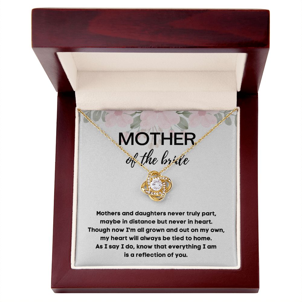 Mother of the Bride Necklace - A Beautiful Way to Express Your Gratitude - A Necklace with a Heartfelt Message Card