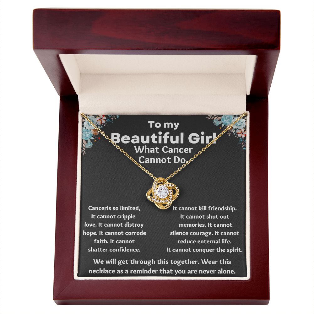 Cancer Gifts for Women: Inspirational Necklace for Chemo and Radiation Patients