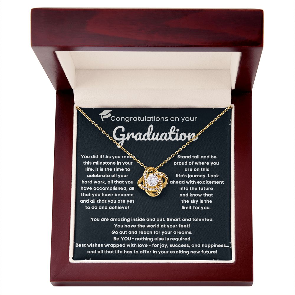 Personalized College Graduation Necklace for Her - Celebrate Her Achievements with a Thoughtful and Unique Graduation Gift Idea"