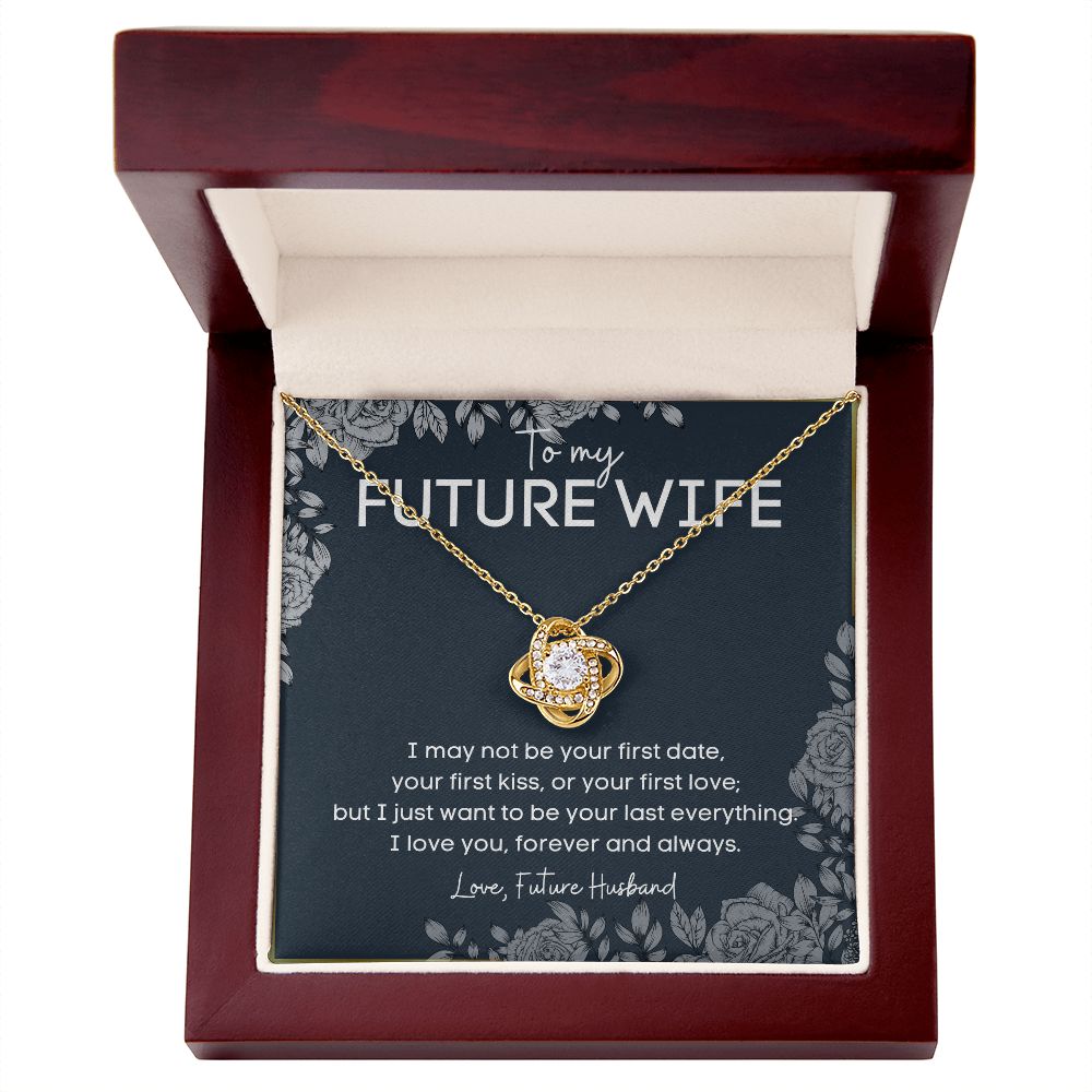 To My Beautiful Future Wife Necklace -  Thoughtful Fiancé Gift for Her- A Heartfelt Gift That Will Make Her Heart Melt