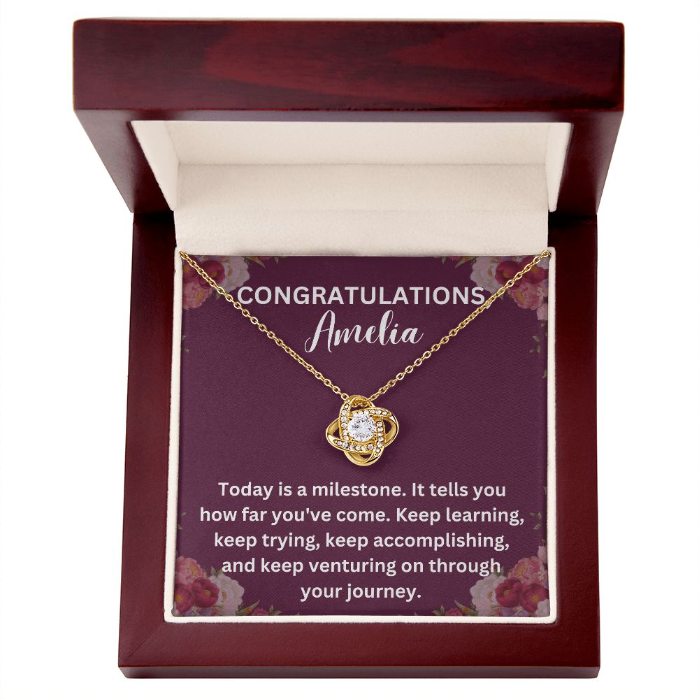 Class of 2023 Graduation Necklace for Best Friend - Personalized Pendant Gift Idea