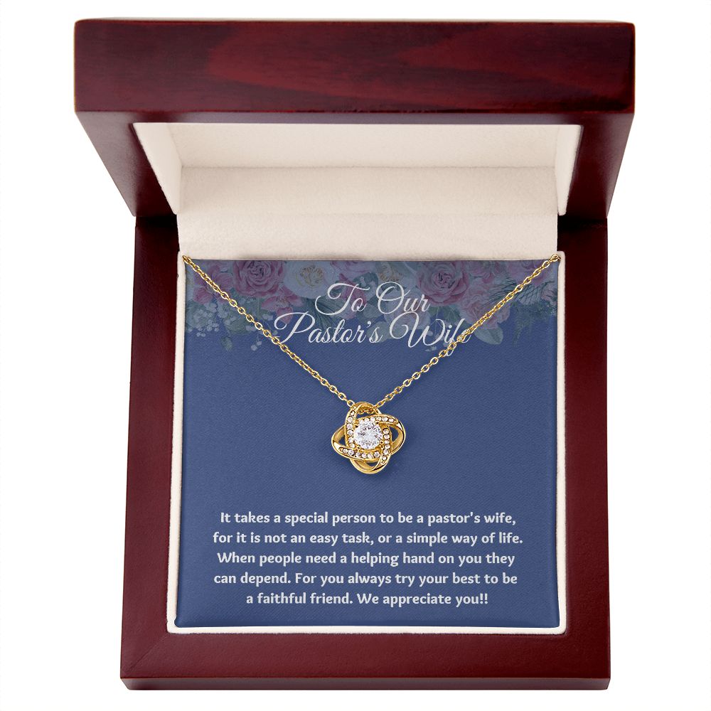 Christmas Gift Idea for Pastor's Wife: Faith-Inspired Appreciation Necklace"