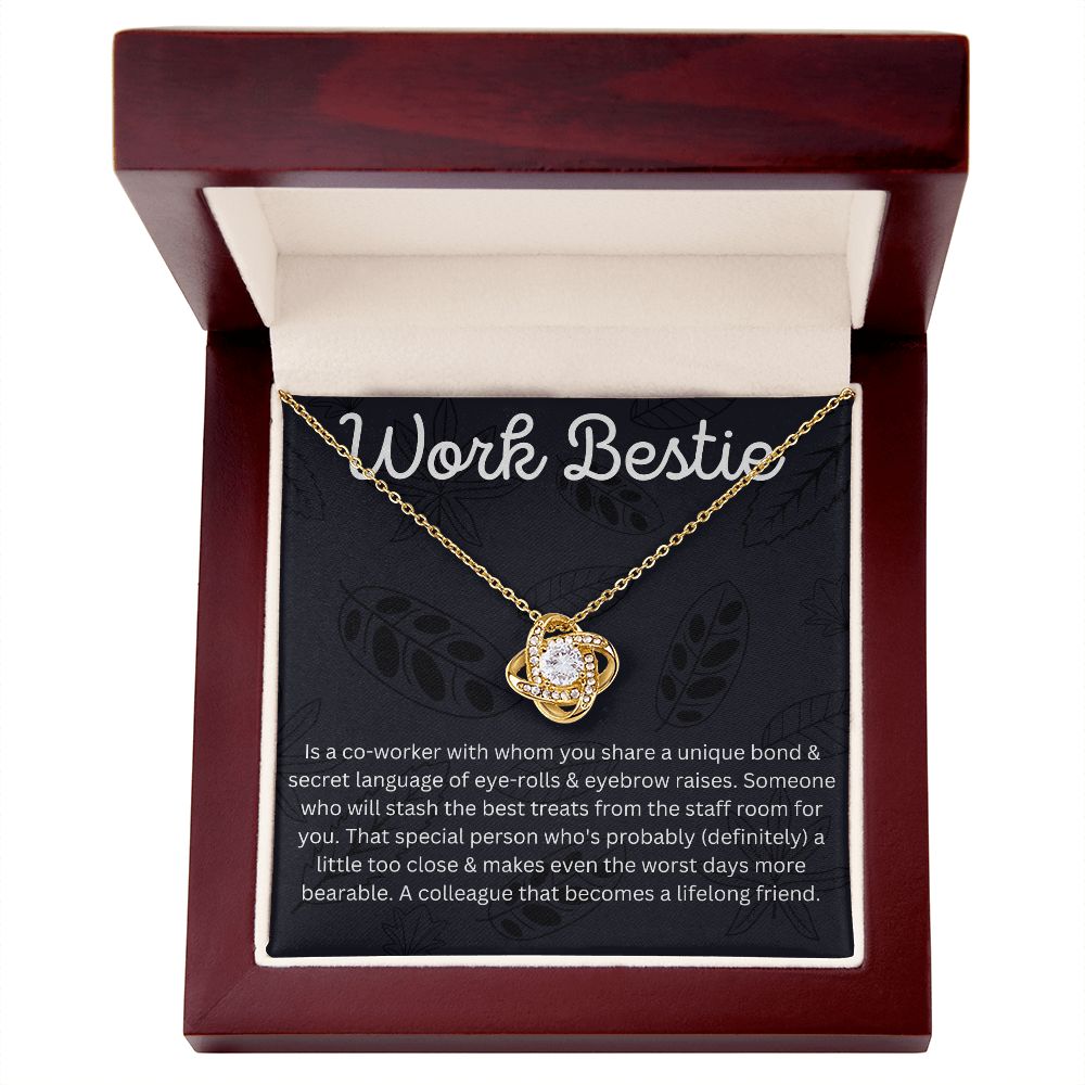 Elegant Coworker Leaving Gifts for Women - Timeless Necklace with Meaningful