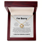 Love Knot, Apology Gift For Her, Forgiveness Gift, I'm Sorry Necklace Gift For Wife/Girlfriend, Gift To Say Your Sorry, Unique Apology Gifts JWSN110630