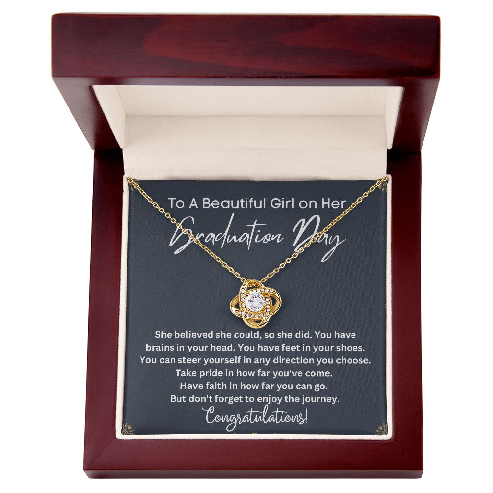 Graduation Gift Idea for Her - Personalized College Graduation Necklace to Celebrate Her Next Chapter