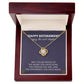 "Retire in style with our elegant retirement gifts for women necklace - the perfect way to commemorate a lifetime of achievements"