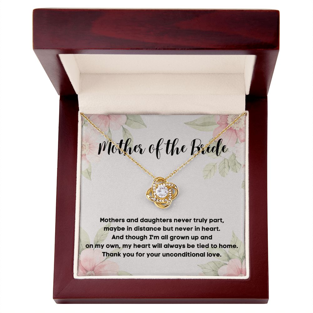 Mother of the Bride Necklace - A Beautiful Way to Express Your Gratitude - A Necklace with a Heartfelt Message Card