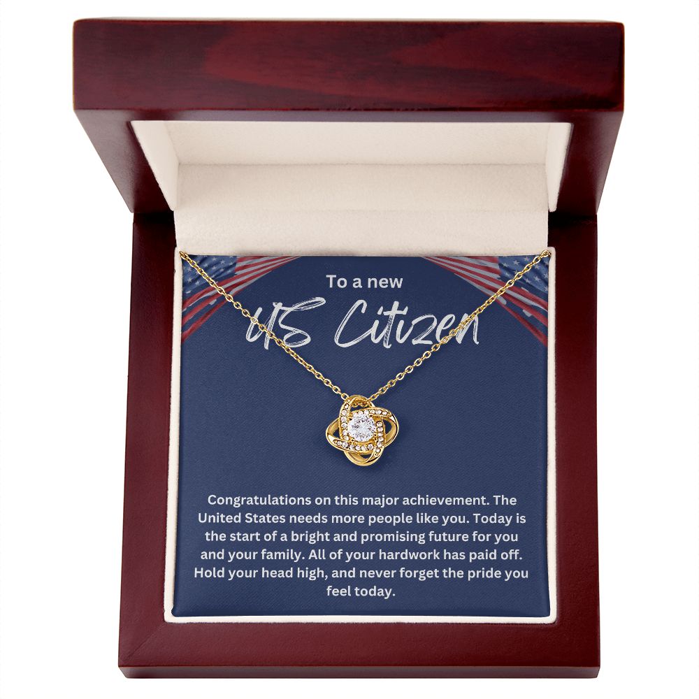 Make a Statement with Our American Citizenship Gifts Necklace - Meaning for Any Proud American
