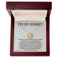 Apologize with Style-Stunning Necklaces for Saying Sorry to Your Loved One, Apology Necklace For Her, Forgiveness Gift For Girlfriend, I'm Sorry Necklace Gift For Wife SNJW23-020301