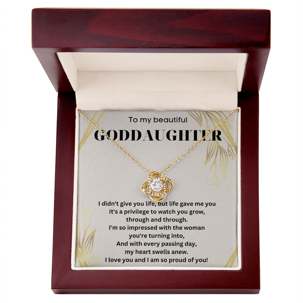 Heartwarming Goddaughter Gift from Godmother - Elegant Necklace for Your Precious God Daughter