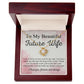 To My Future Wife Love Knot Necklace B0B7L747H4