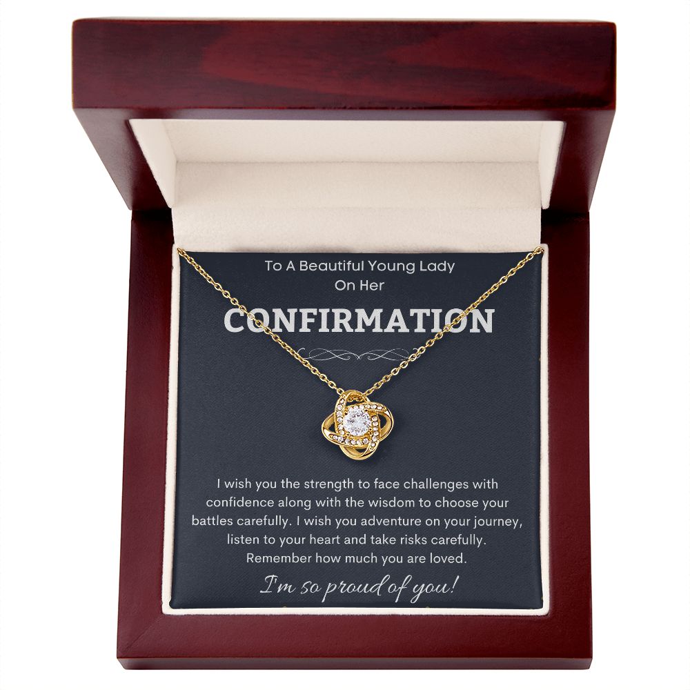 Celebrate the Confirmation with a Meaningful Gift, Confirmation Necklace Gift, Baptism Gift, Confirmation Necklace, Christian Necklace Gift, First Communion Gift, Goddaughter Gif SNJW23-280202