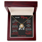 Heartwarming Gifts for Mom from Son – Thoughtful Necklace with Personalized Message Card
