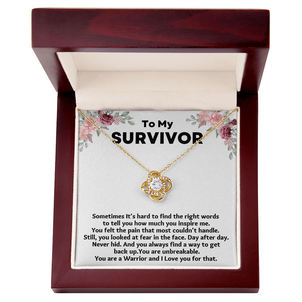 A Beautiful Reminder of Love and Support: Cancer Gifts for Women Necklace