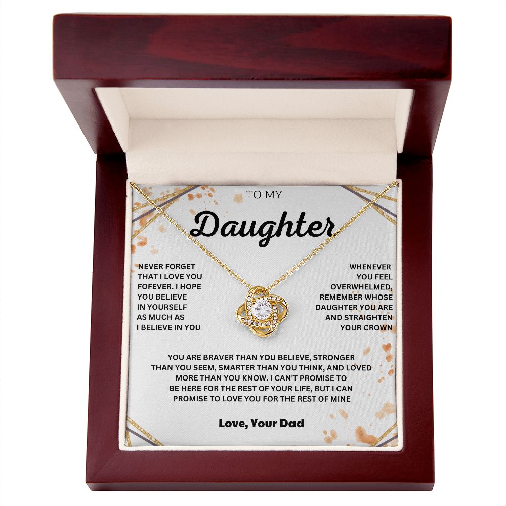 Father Daughter Necklace - Daddy's Girl" Necklace - A Touching Gift for Your Daughter