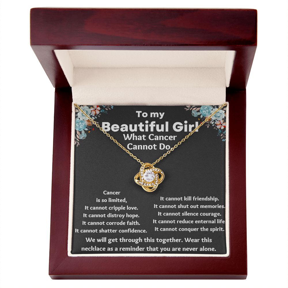Cancer Gifts for Women: Inspirational Necklace for Chemo and Radiation Patients