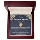 "Engraved Bonus Mom Necklace - Add a Special Message for Your Stepmother to Show Your Appreciation"