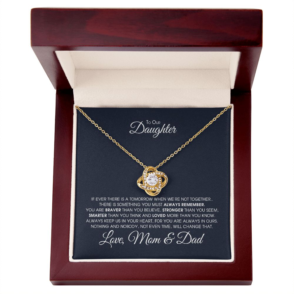 Gift For Daughter From Mom & Dad, Daughter Mother Necklace, Daughter Gift From Dad, To Our Daughter, Daughters Birthday, Grown Up Daughter JWSN-110723