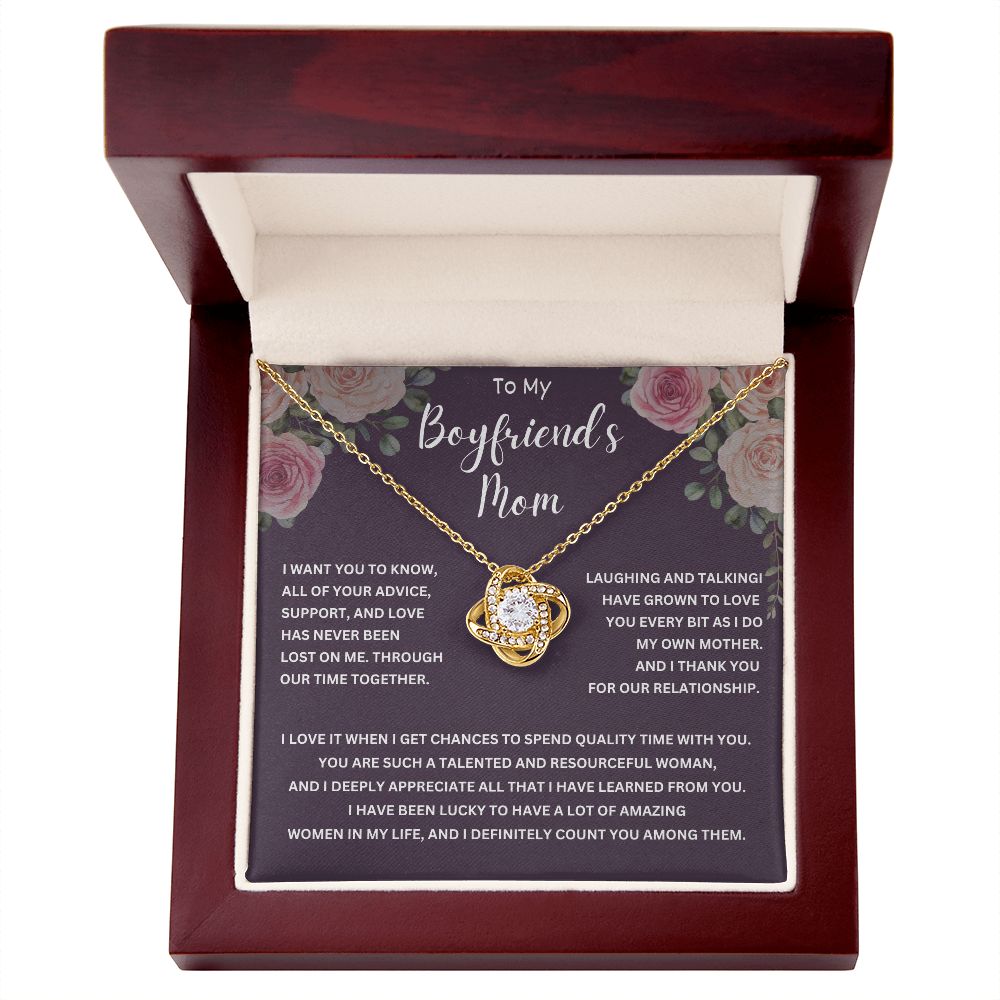 Boyfriend's Mom Necklace - A Gift of Love and Appreciation for a Special Woman -  A Gift of Protection and Love