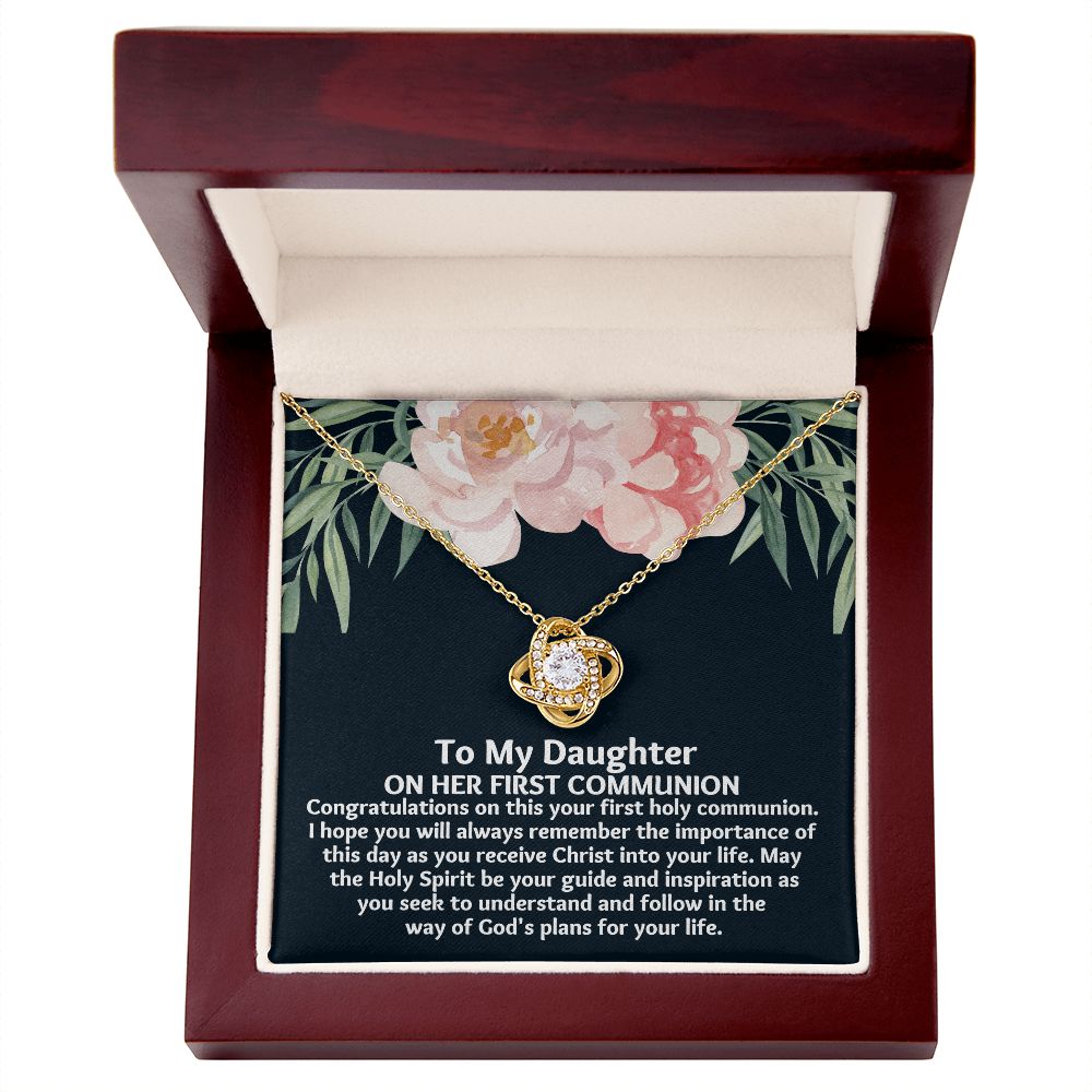 "Treasure Your Daughter's First Communion with a Stunning Gift Necklace"