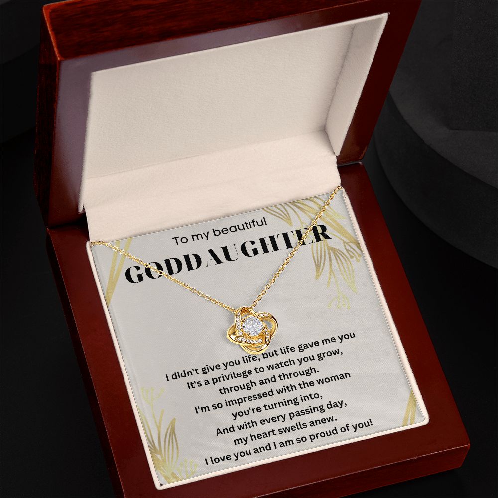 Heartwarming Goddaughter Gift from Godmother - Elegant Necklace for Your Precious God Daughter