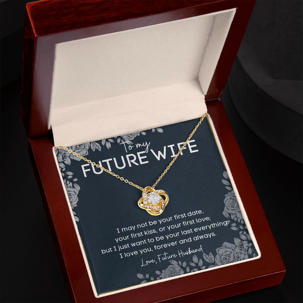 To My Beautiful Future Wife Necklace -  Thoughtful Fiancé Gift for Her- A Heartfelt Gift That Will Make Her Heart Melt