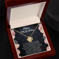 Birthday Gifts For Girls, Knot of Love White Gold Necklace With Meaningful Message, Birthday Gift Necklace Teenager 2