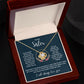 Sisters Necklace with Personalized Message Card - Meaningful Gift for Sisters from Sister
