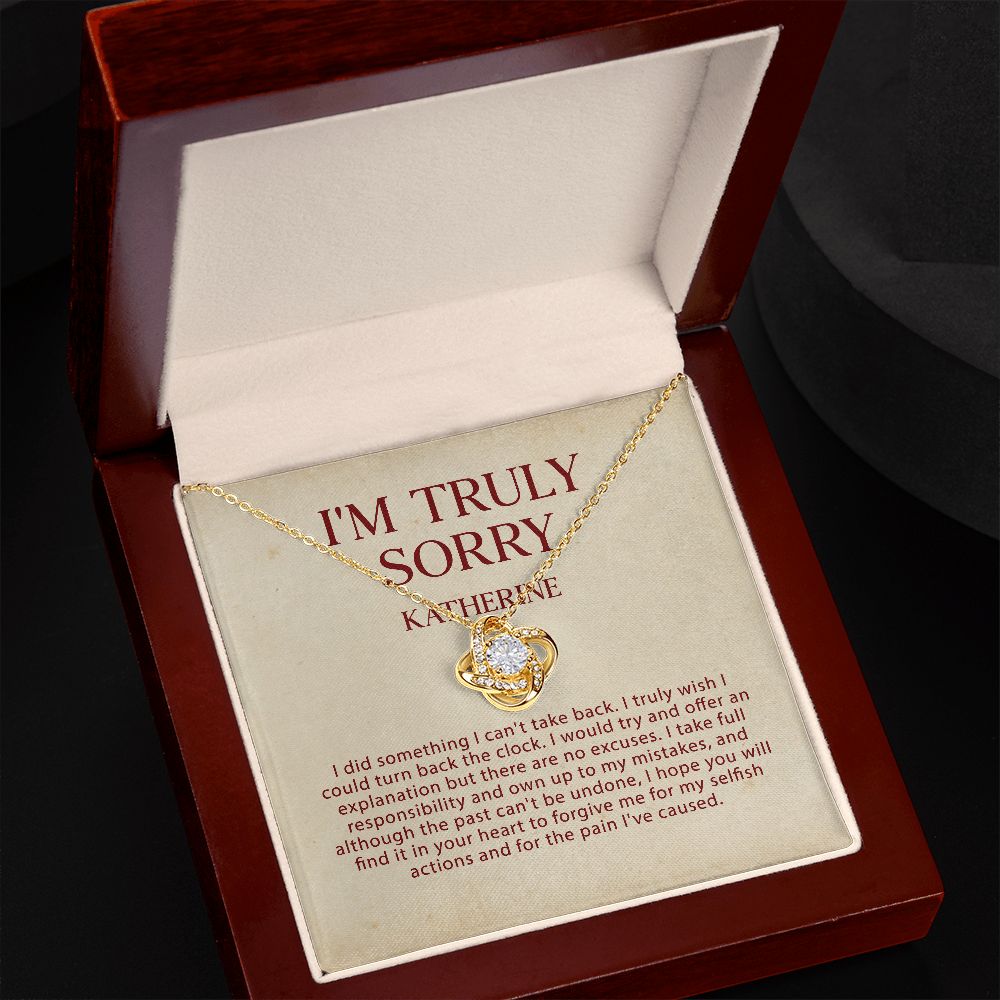 I'm Sorry Gift to Katherine