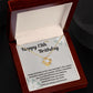 Birthday Gift Necklace for 13 Year Old Girl - Personalized Pendant and Message Card - Unique Gift Idea