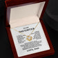 To My Daughter Necklace from Dad, Birthday Gifts For Daughter Necklace,  Gifts For Daughter From Dad,